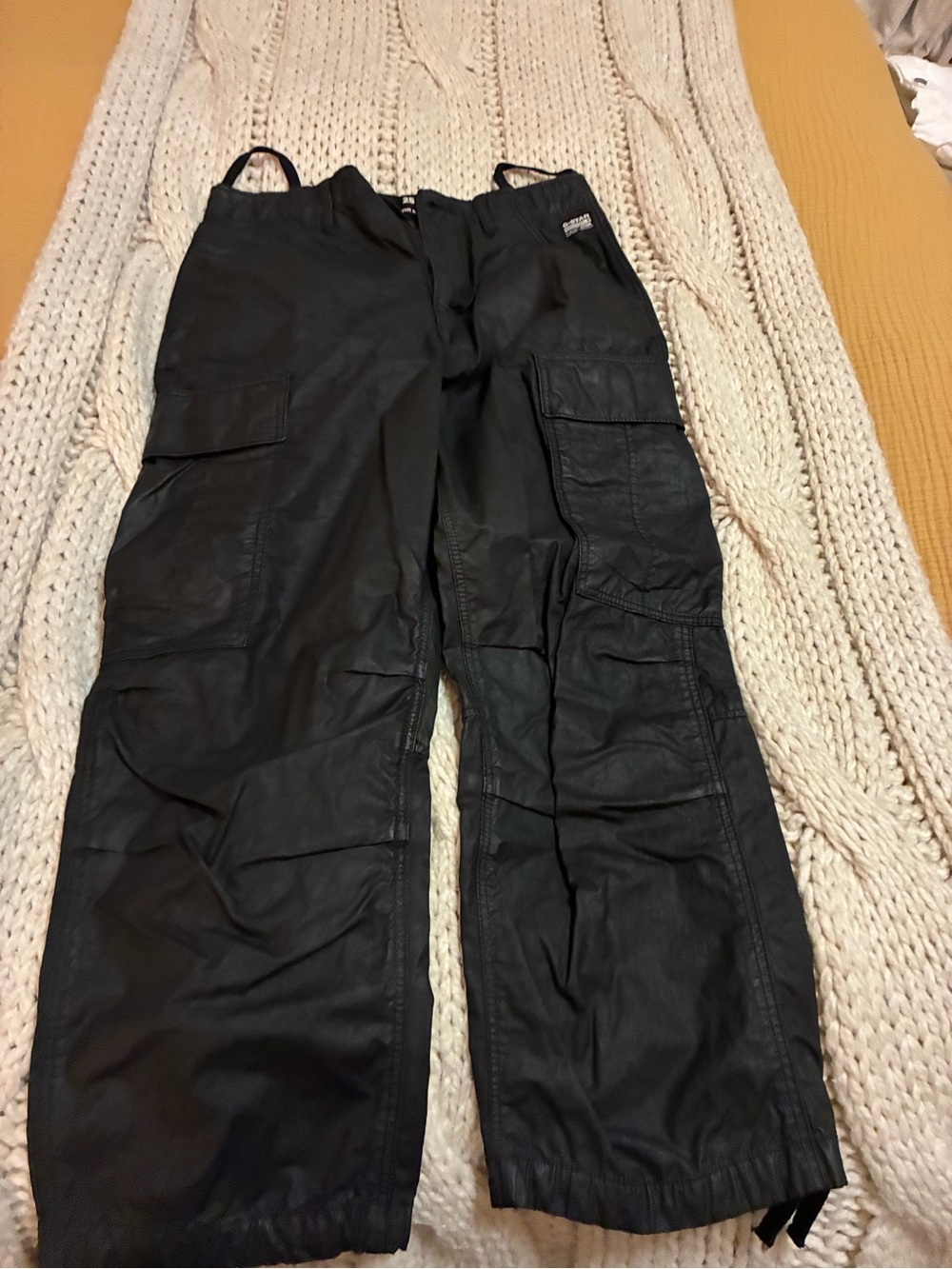 G-Star Black Ankle Cargo Pants